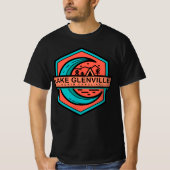 Lake Glenville North Carolina Moon Shine T-shirt (Voorkant)