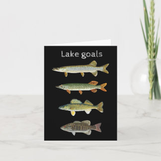Lake Goals Vist Musky Pike Walleye Small Mouth Kaart