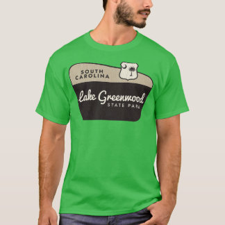 Lake Greenwood State Park South Olina Welkomstbord T-shirt