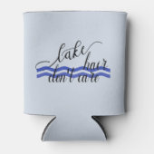 Lake Hair geeft niet om golven Blikjeskoeler (Voorkant)