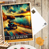 Lake Hamilton, Arkansas |  schilderij Briefkaart