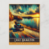 Lake Hamilton, Arkansas |  schilderij Briefkaart (Voorkant)