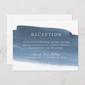 Lake Harbor Fog | Trouwreceptie Kaart (Voorkant / Achterkant)