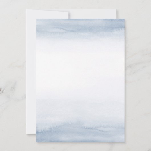 Lake Harbor Fog | Uitnodiging tot pensionering (Achterkant)