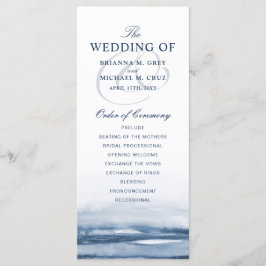 Lake Harbor Mist Trouwprogramma Programmakaart