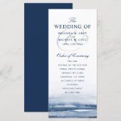 Lake Harbor Mist Trouwprogramma Programmakaart (Voorkant / Achterkant)