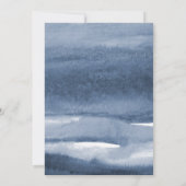 Lake Harbor Ochtend bruiloft uitnodiging (Achterkant)