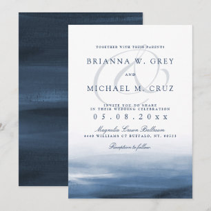 Lake Harbor Wedding Invitation Kaart