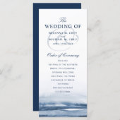 Lake Harbour voor bruiloft programma Programmakaart (Voorkant / Achterkant)