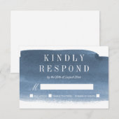 Lake Harbour voor bruiloft | RSVP Kaartje (Voorkant / Achterkant)