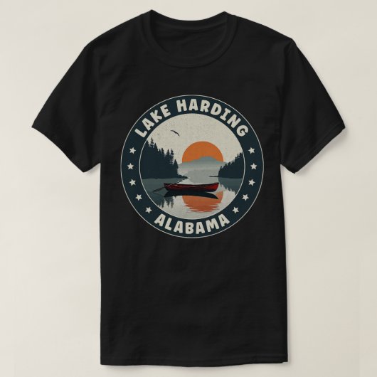 Lake Harding Alabama Sunset T-shirt (Design voorkant)