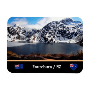 Lake Haris & Routeburn track/New Zealand Magnet Magneet