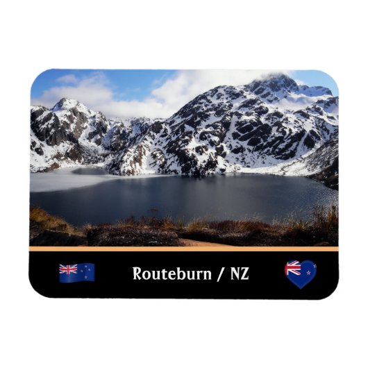 Lake Haris & Routeburn track/New Zealand Magnet Magneet (Horizontaal)