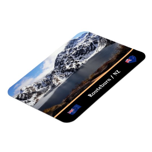 Lake Haris & Routeburn track/New Zealand Magnet Magneet (Linkerzijde)