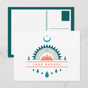 Lake Havasu Arizona regenboogmaan Briefkaart