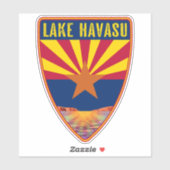Lake Havasu Arizona Shield Sticker (Vel)