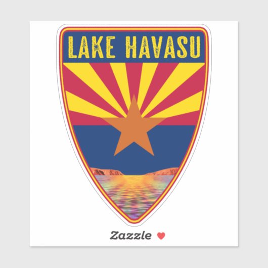 Lake Havasu Arizona Shield Sticker (Vel)
