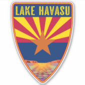 Lake Havasu Arizona Shield Sticker (Voorkant)