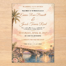 Lake Havasu Bestemming Trouw Uitnodiging