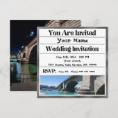 Lake Havasu bruiloft uitnodiging (Voorkant / Achterkant)