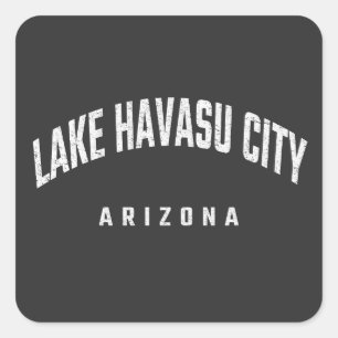 Lake Havasu City Arizona AZ Vierkante Sticker