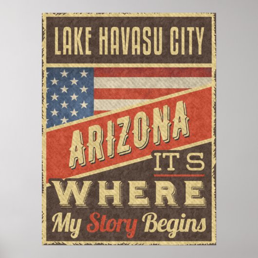 Lake Havasu City Arizona Poster (Voorkant)