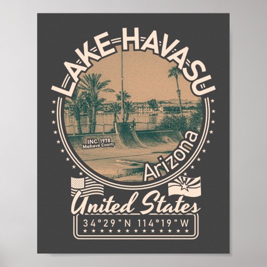 LAKE HAVASU CITY - ARIZONA POSTER (Voorkant)