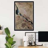 Lake Havasu City Arizona Satellite Poster Map (Thuiskantoor)