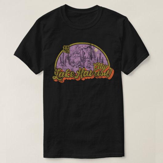 Lake Havasu City, Arizona T-shirt (Design voorkant)