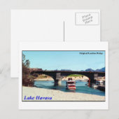 Lake Havasu City AZ Briefkaart (Voorkant / Achterkant)