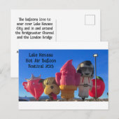 Lake Havasu Hot Air Ballonfestival 2023 Briefkaart (Voorkant / Achterkant)