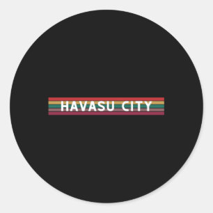 Lake Havasu Stad Avontuur Toeristische vakantie re Ronde Sticker