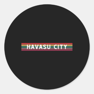 Lake Havasu Stad Avontuur Toeristische vakantie re Ronde Sticker