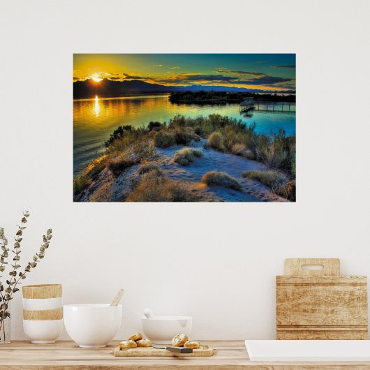 Lake Havasu Sunset Poster (Keuken)