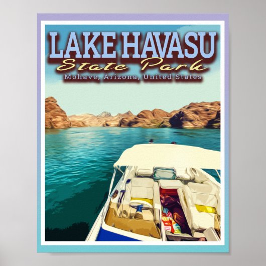 LAKE HAVASU - VERENIGDE STATEN VAN MOha ARIZONA Poster (Voorkant)