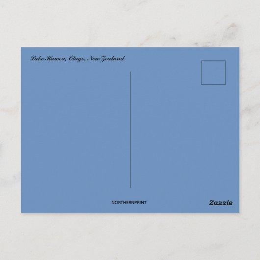 Lake Hawea Otago Nieuw-Zeeland Briefkaart (Achterkant)