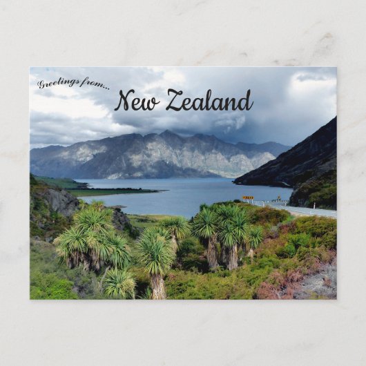 Lake Hawea Otago Nieuw-Zeeland Briefkaart (Voorkant)
