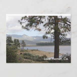 Lake Hemet, Californië Briefkaart