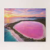 LAKE HILLIER - AUSTRALIA LEGPUZZEL (Horizontaal)