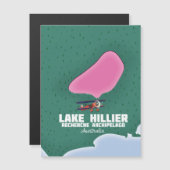 Lake Hillier Australian map. (Voorkant / Achterkant)