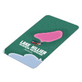 Lake Hillier Australian map. Magneet (Linkerzijde)