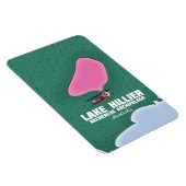 Lake Hillier Australian map. Magneet (Rechterzijde)