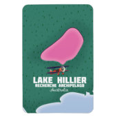 Lake Hillier Australian map. Magneet (Verticaal)