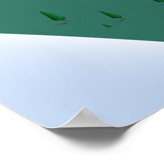 Lake Hillier Australian map. Poster (Hoek)