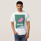 Lake Hillier Australian map. T-shirt (Voorkant volledig)