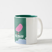 Lake Hillier Australian map. Tweekleurige Koffiemok (Voorkant rechts)