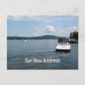 Lake Home New Address Briefkaarten (Voorkant)