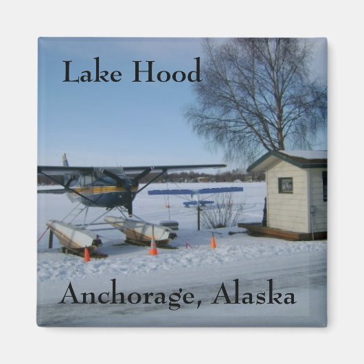 Lake Hood, Anchorage, Alaska Magneet (Voorkant)