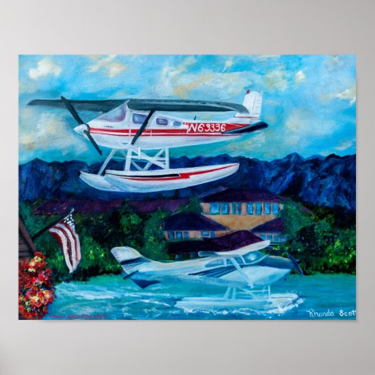 Lake Hood, Anchorage, Alaska Matte Poster (Voorkant)