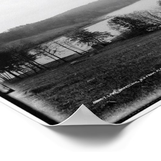 Lake Hopatcong, N.J., uit Pleasant Point c1890s Poster (Hoek)